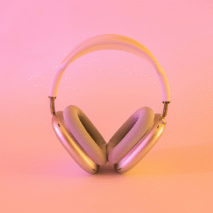 Premium Over-Ear Wireless Bluetooth Headphones with Active Noise Cancellation (Gold Finish)