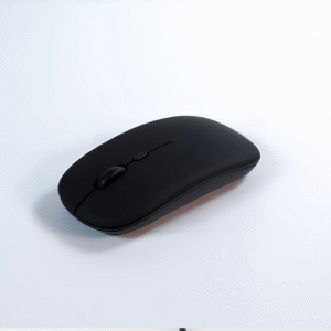 Slim Black Wireless Optical Mouse